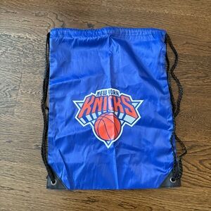 New York Knicks Blue Drawstring Bag